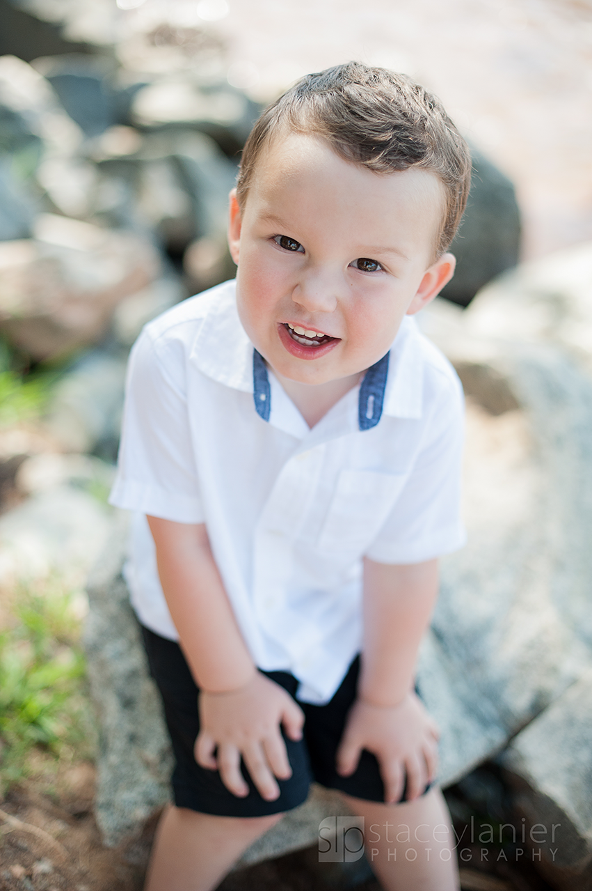 Simple Lake Norman Child Photography