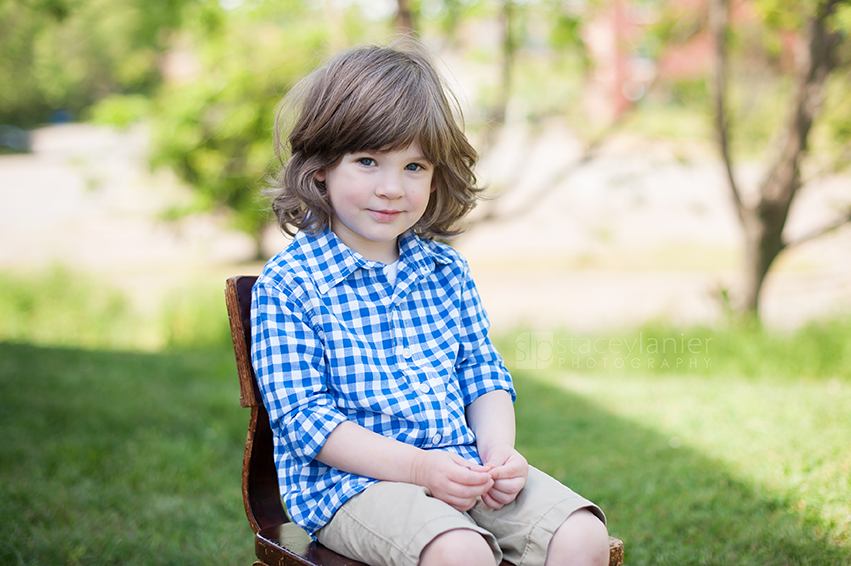 Simple Lake Norman Preschool Portraits